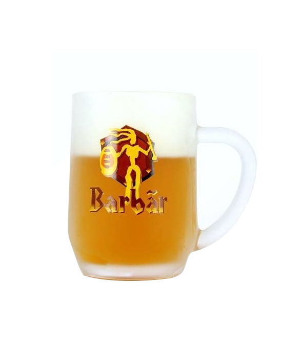 6 chopes à bière BARBAR  25cl 